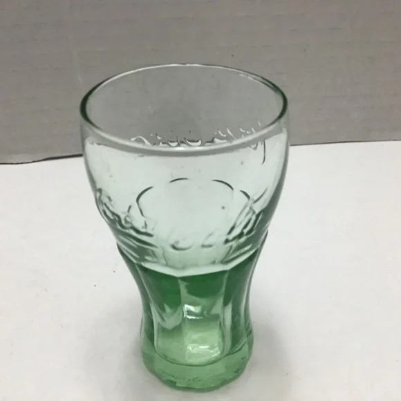 Libbey Miniature Green Coca-Cola Glass 1980s - Picture 2 of 6